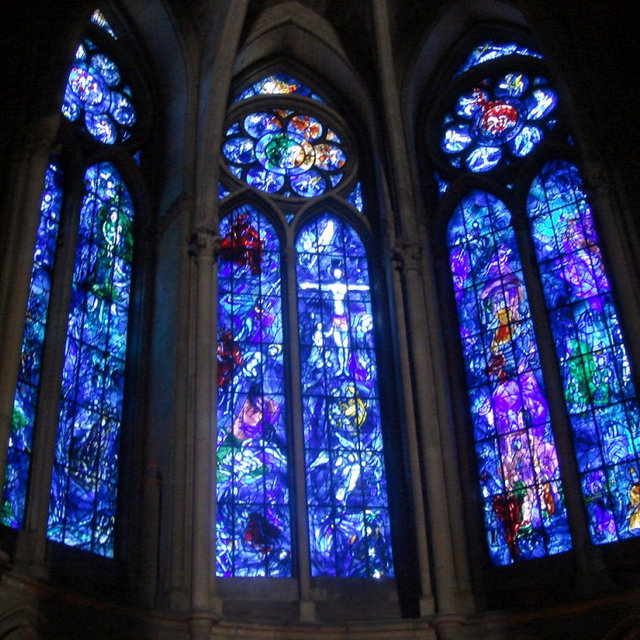 ランス大聖堂のステンドグラス